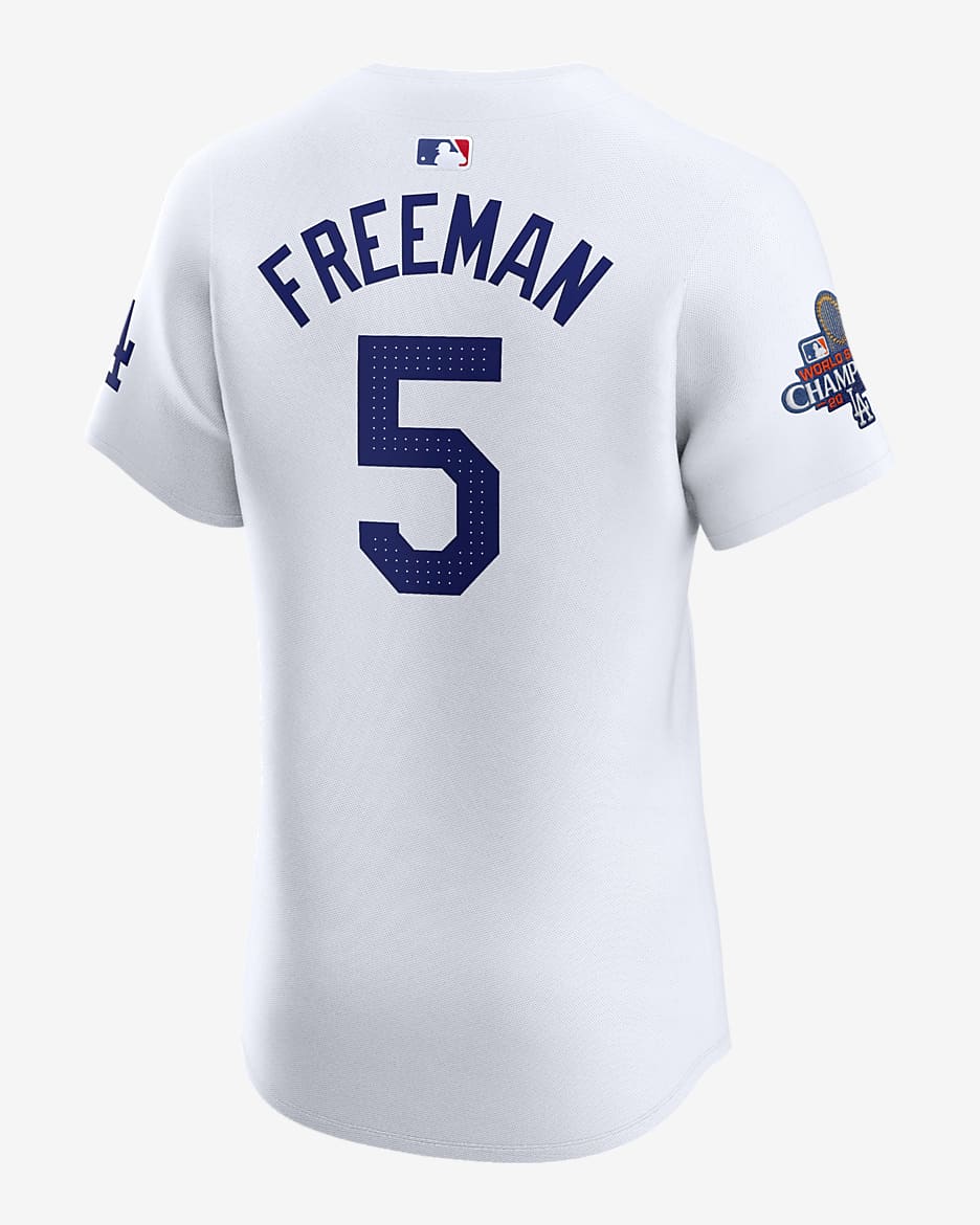 Freddie Freeman Los Angeles Dodgers 2024 World Series Champions Men s Nike Dri FIT ADV MLB Elite Jersey